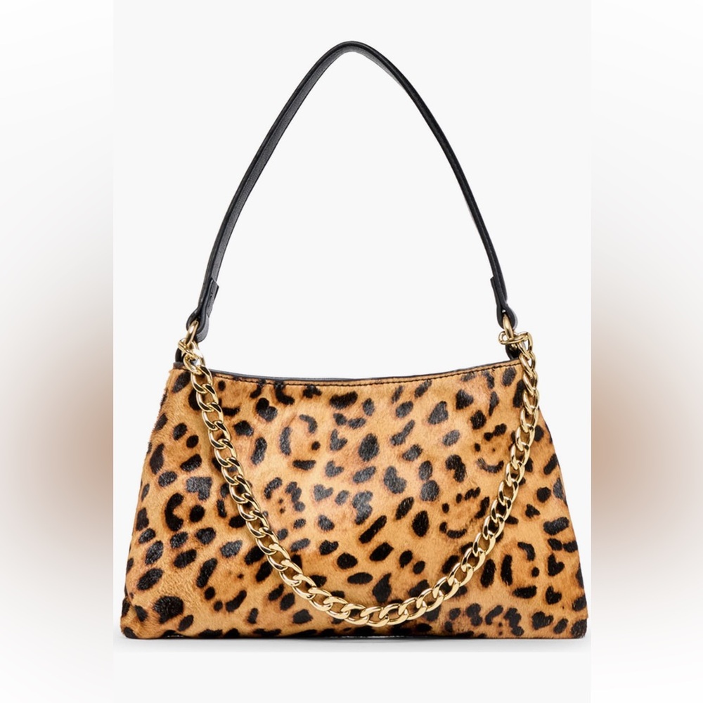 Dolce Vita Jagger Animal Print Genuine Calf Hair Shoulder Bag